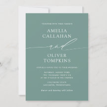 Casamento Minimalista Verde