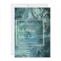 Casamento minimalístico de Emerald magnolia aquoli