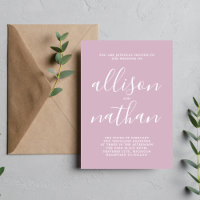 Casamento Mínimo de Wisteria de Simplicidade 1 Ver