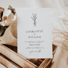 Convites Casamento Mínimo Moderno em Greenery