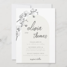 Casamento Moderno Boho Arco Caligrafia Orquídeas M