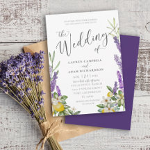 Casamento Moderno com Limão e Folhagem de Lavanda