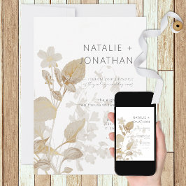 Convites Casamento Moderno de Tan Wildlows