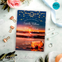 Casamento Moderno de Verão ao Pôr do Sol em Jarro 