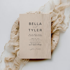 Convites Casamento Moderno do Oceano de Praia da Madeira Co