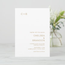 Casamento Moderno Dourado Chelsea