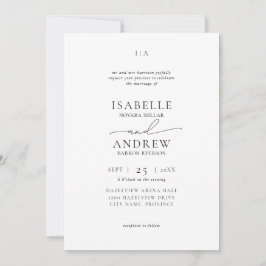 Convites Casamento Moderno e Elegante