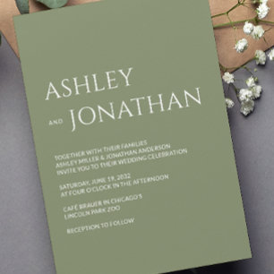 Convites Casamento Moderno e Minimalista