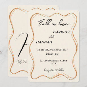 Convites Casamento Moderno Elegante Apaixonante