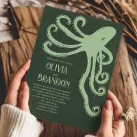 Casamento Moderno Estilizado Octopus Sea
