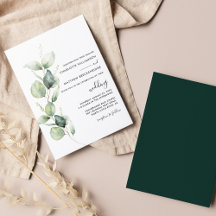 Casamento Moderno Eucalyptus Greenery