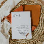 Convites Casamento Moderno Minimalista<br><div class="desc">Este é um convite de casamento moderno com layout minimalista e fonte única. Todas as cores são editáveis. // Para designs correspondentes, procure "HARLOW" na certeira loja Nicole Zazzle. * Se você gosta deste design, mas não o vê disponível para algo que você está procurando, por favor, entre em contato...</div>