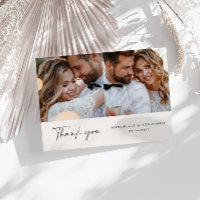 Casamento moderno minimalista multi foto obrigado