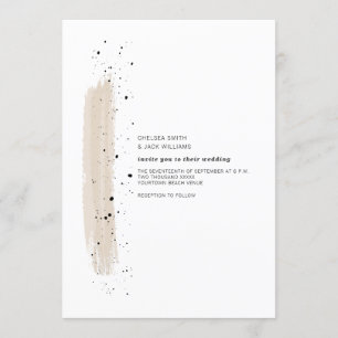 Convites Casamento Moderno Minimalista Rosa