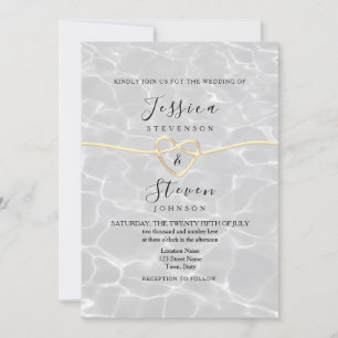 Convites Casamento Moderno na Praia