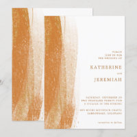 Casamento Moderno Terracotta Rust Gold Foil Boho