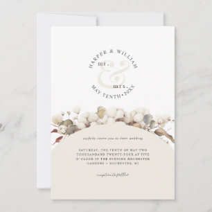 Convites Casamento monograma moderno e monograma