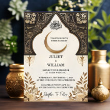 Casamento Muçulmano de Henna Islam Nikah Arabic Wa