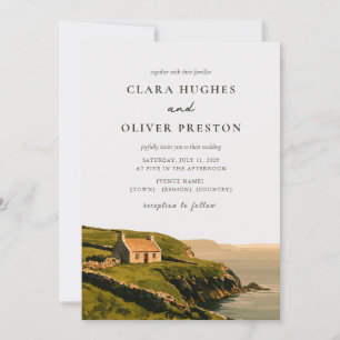 Convites Casamento na Cottage Dingle Golden Hour Costa Irla