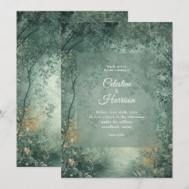Convites Casamento na Floresta Encantada