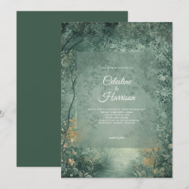 Convites Casamento na Floresta Encantada