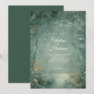 Convites Casamento na Floresta Encantada