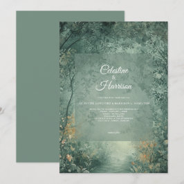 Convites Casamento na Floresta Encantada