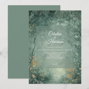 Convites Casamento na Floresta Encantada