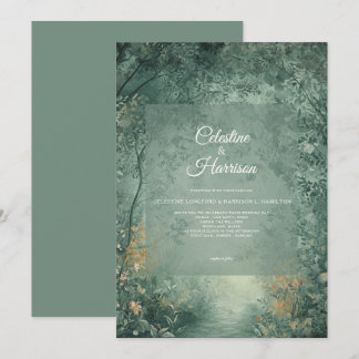 Convites Casamento na Floresta Encantada