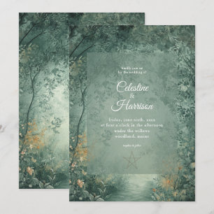 Convites Casamento na Floresta Encantada da Bruxa