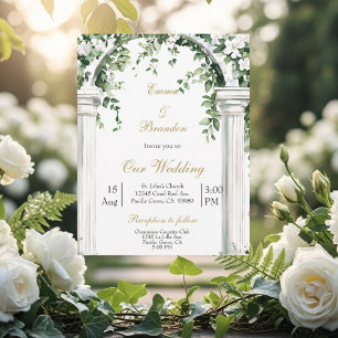 Convites Casamento na Igreja Floral Espanhola