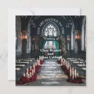 Convites Casamento na Igreja Gótica