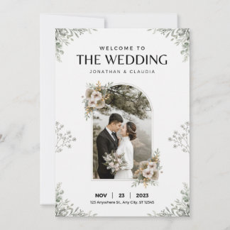 Convites Casamento na natureza