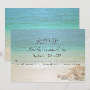 Convites Casamento na Praia Conchas RSVP