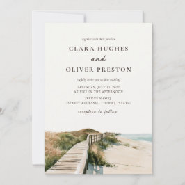 Convites Casamento na Praia das Dunas Costeiras Aveia Outer