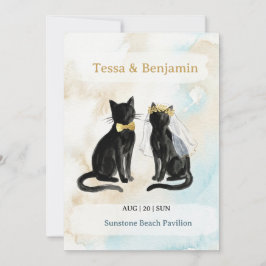 Convites Casamento na Praia Salve a Data – Tessa & Benjamin