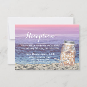 Convites Casamento na Praia Starfish e Recepção em Pote de 
