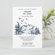 Casamento nas Montanhas Rochosas do Pacífico Noroe