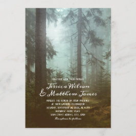 Convites Casamento Natureza da Floresta Verde da Rússia