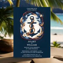 Casamento Náutico Azul Marinho Náutico do Navio Kn