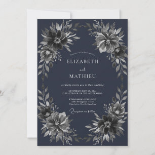 Convites Casamento Naval de Inverno Mal-humorado