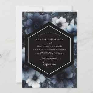 Convites Casamento Naval Floral Caprichoso