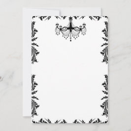 Convites Casamento Negro e Branco