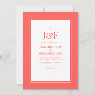 Convites Casamento Neon Flare