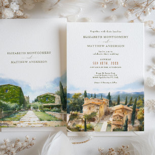 Convites Casamento no Borgo Di Bastia Creti da Toscana