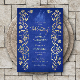 Convites Casamento no Castelo da Rosa Encantada