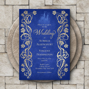 Convites Casamento no Castelo da Rosa Encantada