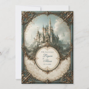 Convites Casamento no Castelo Teal Spire