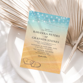 Convites Casamento no Coração da Praia