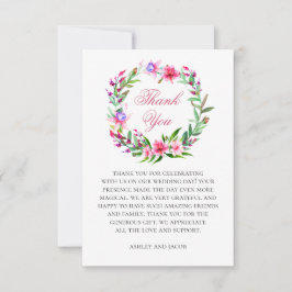 Convites Casamento no destino. Agradecimento floral tropica